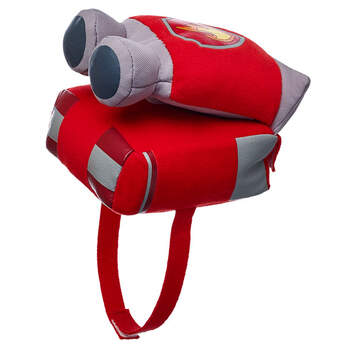 Gear up Marshall for a PAW Patrol rescue with his Pup Pack. This red backpack has a flame graphic on it, and Marshall takes it on every ruff-ruff rescue.  2015 Spin Master PAW Productions Inc. All Rights Reserved. PAW Patrol and all related titles, logos and characters are trademarks of Spin Master Ltd. Nickelodeon and all related titles and logos are trademarks of Viacom International Inc.