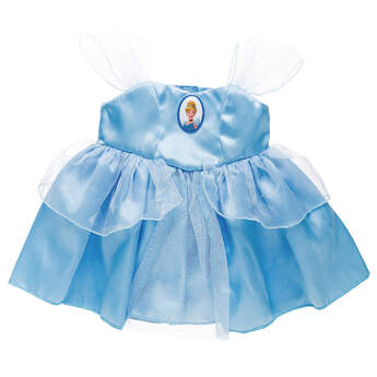 Dress your furry friend up as Princess Cinderella with the beautiful blue dress! The teddy bear size Cinderella Costume is a beautiful blue gown with a Princess Cinderella cameo.&copy; Disney