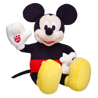 M-I-C-K-E-Y M-O-U-S-E! Cuddle up with Disney&#39;s Mickey Mouse, one of the best loved characters throughout the world! The Mickey Mouse furry friend features his famous red shorts, white gloves and yellow shoes. Add his classic tuxedo to complete Mickey&#39;s formal look!&copy; Disney