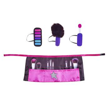 Your Honey Girls will be ready for the flashing cameras with this plush makeup kit! This four-piece set features a makeup apron, brush, palette and lipstick. The makeup accessories feature elastic bands to easily attach to your furry friend&#39;s paws. Prepare for some stylin&#39; adventures with this fun set!