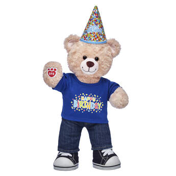 Happy Hugs Teddy Blue Birthday Gift Set, , hi-res