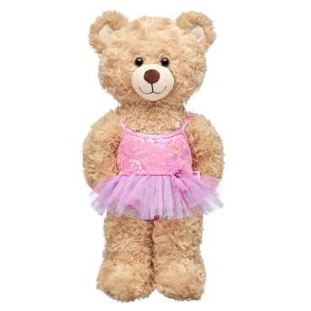 Twirl into fun with this adorable ballerina costume for stuffed animals! Outfit a furry friend online to make the perfect gift. Make your own your own stuffed animal online with our Bear Builder or visit a store near you.