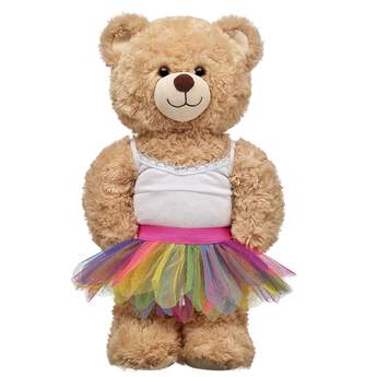 Your furry friend can dance with every color of the rainbow! This sparkly rainbow tutu for stuffed animals has colorful tulle layers and is the perfect size for your furry friend. Personlize a furry friend to make the perfect gift. Shop online or visit a store near you!