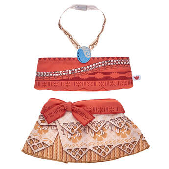 Your furry friend can set sail on an epic ocean adventure just like Vaiana with this three-piece costume! Inspired by her outfit in the film, this Disney Vaiana set includes a skirt, top and necklace. This island-style look is a perfect way to make your furry friend a brave explorer!