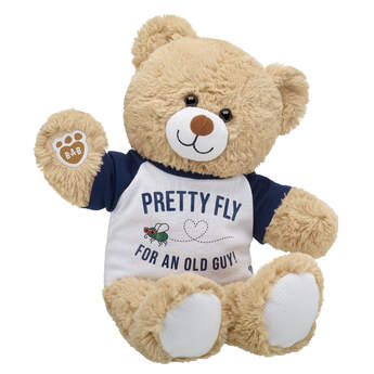 Online Exclusive Cuddly Brown Bear Pretty Fly for an Old Guy Gift Set, , hi-res