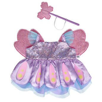 Butterfly Fairy Dress and Wand - Build-A-Bear Workshop&reg;