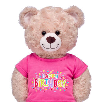 Pink Happy Birthday T-Shirt - Build-A-Bear Workshop&reg;