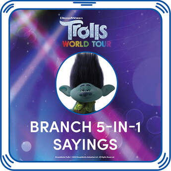 DreamWorks Trolls Branch 5-in-1 Sayings - Build-A-Bear Workshop&reg;